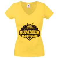 Lady-fit Valueweight V-Neck T-Shirt Thumbnail