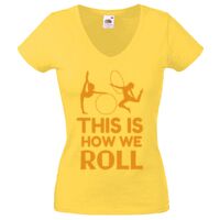 Lady-fit Valueweight V-Neck T-Shirt Thumbnail