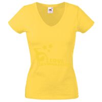 Lady-fit Valueweight V-Neck T-Shirt Thumbnail