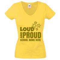 Lady-fit Valueweight V-Neck T-Shirt Thumbnail