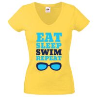 Lady-fit Valueweight V-Neck T-Shirt Thumbnail