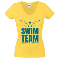 Lady-fit Valueweight V-Neck T-Shirt Thumbnail