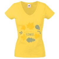 Lady-fit Valueweight V-Neck T-Shirt Thumbnail