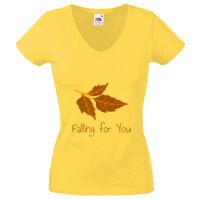 Lady-fit Valueweight V-Neck T-Shirt Thumbnail