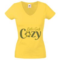 Lady-fit Valueweight V-Neck T-Shirt Thumbnail