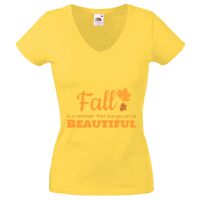 Lady-fit Valueweight V-Neck T-Shirt Thumbnail