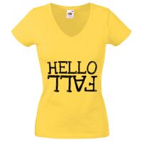 Lady-fit Valueweight V-Neck T-Shirt Thumbnail