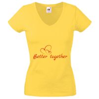 Lady-fit Valueweight V-Neck T-Shirt Thumbnail