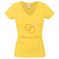 Lady-fit Valueweight V-Neck T-Shirt Thumbnail