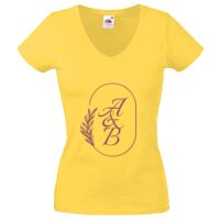 Lady-fit Valueweight V-Neck T-Shirt Thumbnail