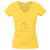 Lady-fit Valueweight V-Neck T-Shirt Thumbnail