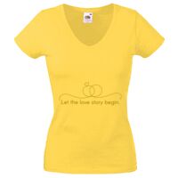 Lady-fit Valueweight V-Neck T-Shirt Thumbnail