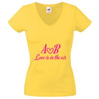 Lady-fit Valueweight V-Neck T-Shirt Thumbnail