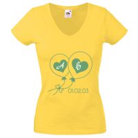 Lady-fit Valueweight V-Neck T-Shirt Thumbnail
