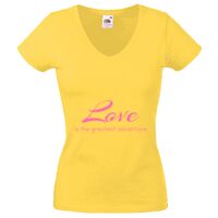 Lady-fit Valueweight V-Neck T-Shirt Thumbnail