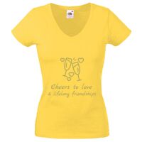Lady-fit Valueweight V-Neck T-Shirt Thumbnail