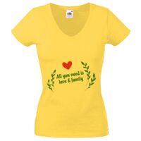 Lady-fit Valueweight V-Neck T-Shirt Thumbnail