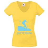 Lady-fit Valueweight V-Neck T-Shirt Thumbnail