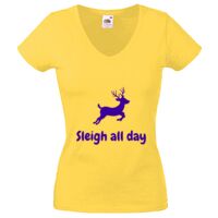 Lady-fit Valueweight V-Neck T-Shirt Thumbnail