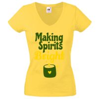 Lady-fit Valueweight V-Neck T-Shirt Thumbnail