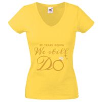 Lady-fit Valueweight V-Neck T-Shirt Thumbnail
