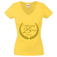 Lady-fit Valueweight V-Neck T-Shirt Thumbnail