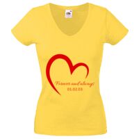Lady-fit Valueweight V-Neck T-Shirt Thumbnail