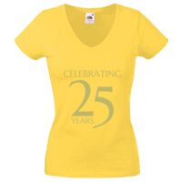 Lady-fit Valueweight V-Neck T-Shirt Thumbnail