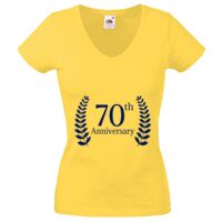 Lady-fit Valueweight V-Neck T-Shirt Thumbnail