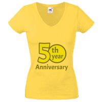 Lady-fit Valueweight V-Neck T-Shirt Thumbnail
