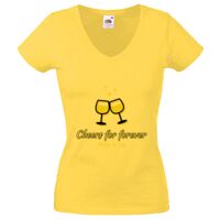 Lady-fit Valueweight V-Neck T-Shirt Thumbnail