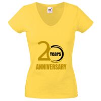 Lady-fit Valueweight V-Neck T-Shirt Thumbnail