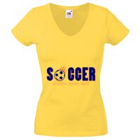 Lady-fit Valueweight V-Neck T-Shirt Thumbnail