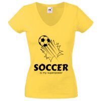 Lady-fit Valueweight V-Neck T-Shirt Thumbnail