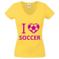 Lady-fit Valueweight V-Neck T-Shirt Thumbnail