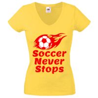 Lady-fit Valueweight V-Neck T-Shirt Thumbnail