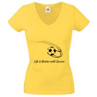 Lady-fit Valueweight V-Neck T-Shirt Thumbnail