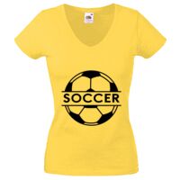 Lady-fit Valueweight V-Neck T-Shirt Thumbnail