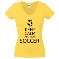 Lady-fit Valueweight V-Neck T-Shirt Thumbnail