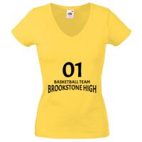 Lady-fit Valueweight V-Neck T-Shirt Thumbnail