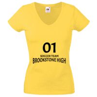 Lady-fit Valueweight V-Neck T-Shirt Thumbnail