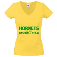 Lady-fit Valueweight V-Neck T-Shirt Thumbnail