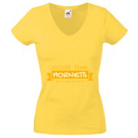 Lady-fit Valueweight V-Neck T-Shirt Thumbnail
