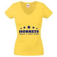 Lady-fit Valueweight V-Neck T-Shirt Thumbnail