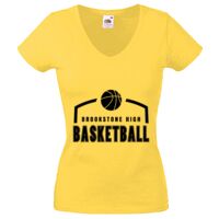 Lady-fit Valueweight V-Neck T-Shirt Thumbnail