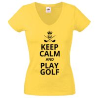 Lady-fit Valueweight V-Neck T-Shirt Thumbnail