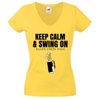 Lady-fit Valueweight V-Neck T-Shirt Thumbnail