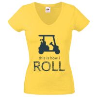 Lady-fit Valueweight V-Neck T-Shirt Thumbnail