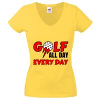 Lady-fit Valueweight V-Neck T-Shirt Thumbnail