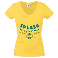 Lady-fit Valueweight V-Neck T-Shirt Thumbnail